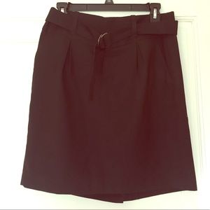 Banana Republic belted mini skirt